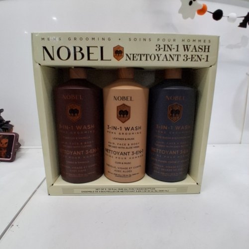 3PC ASSORTED NOBEL MEN'S GROOMING 3-IN-1 WASH SET - 32 OZ EACH (ITEM: 2053438) image 3