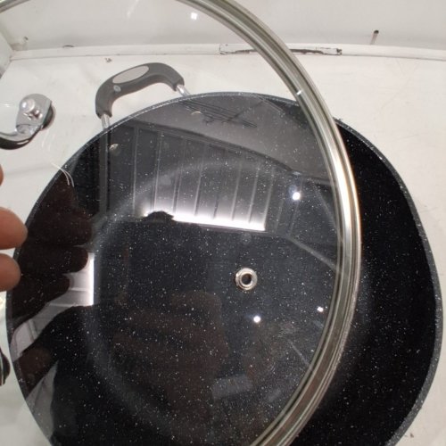 STARFRIT THE ROCK 5QT/12" DEEP FRY PAN WITH LID image 4