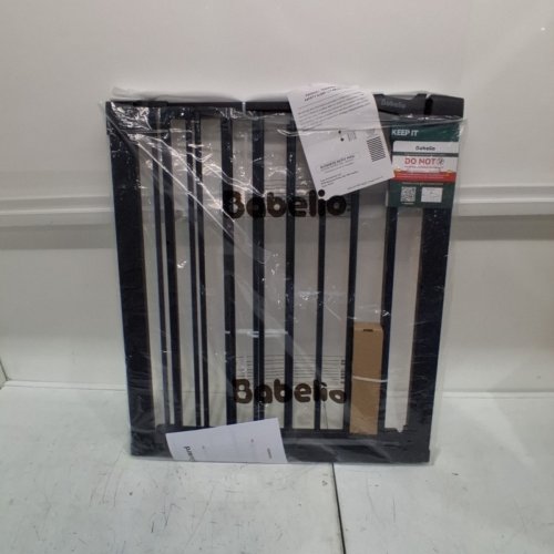 BABELIO EASY INSTALL EXTRA WIDE PRESSURE MOUNTED METAL BABY GATE - 29" TO 55" - BLACK image 2