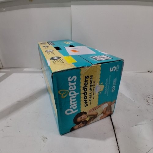 100PK PAMPERS SWADDLERS PULL-ON DIAPERS - SIZE 5 image 2