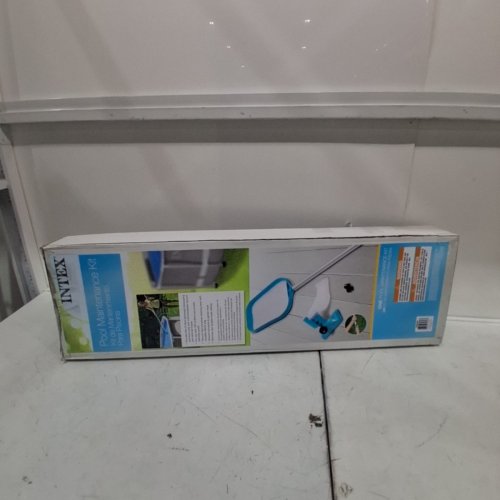 INTEX BASIC POOL MAINTENANCE WAND & NET FOR ABOVE GROUND POOLS - 94" - BLUE/ALUMINUM (MODEL: 28002E) image 3