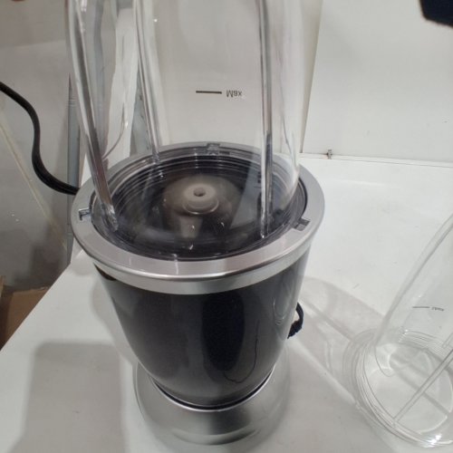2-IN-1 BLENDER - 120V, 1200W - 37 OZ, 32 OZ AND 23 OZ CUPS WITH 2 SPOUT LIDS - BLACK AND SILVER (MODEL: BL916-2-1200AB) image 2
