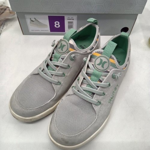WOMEN'S HURLEY CASTAIC SNEAKER - SIZE 8 - GREY/GREEN (STYLE: 5566708) image 2