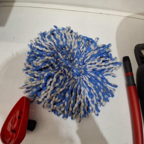 VILEDA EASYWRING RINSECLEAN SPIN MOP & BUCKET SYSTEM - GREY/BLUE image 3