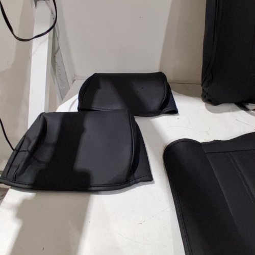 DRCARNOW LEATHER FRONT SEAT COVERS, FORD F150 - BLACK (MODEL: DR000235-BH-1) image 2