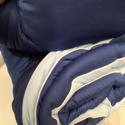 MELLANNI MELLOW CLOUD COMFORTER - NAVY BLUE- QUEEN image 3