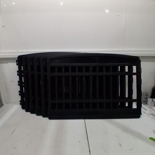 IRIS USA EXERCISE PET PLAYPEN WITH 6 PANELS - 60.75" X 60.75" X 23.75" - BLACK (MODEL: CI-606E) image 3