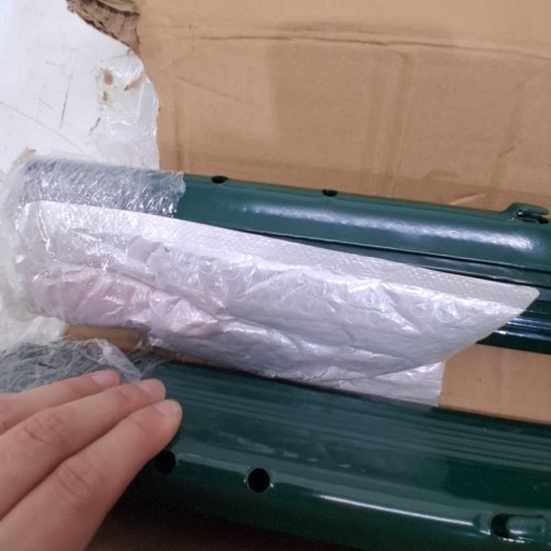 10PK METAL GARDEN FENCE POSTS WITH U-CHANNEL - 6FT - GREEN image 3