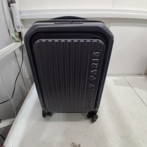 DELSEY PARIS HARD SIDE ROLLING FRONT-LID OPENING CARRY-ON LUGGAGE - 22" - GREY (MODEL: 1819426) image 2