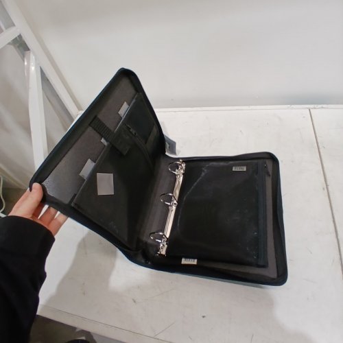 HILROY DOUBLE BOOSTER D-RING ZIPPER BINDER WITH MULTIPLE POCKETS & PEN HOLDERS - 2" - BLACK (MODEL: 4304982) image 3