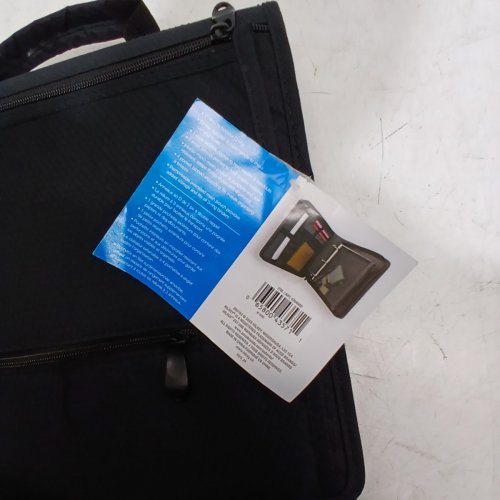 HILROY DOUBLE BOOSTER D-RING ZIPPER BINDER WITH MULTIPLE POCKETS & PEN HOLDERS - 2" - BLACK (MODEL: 4304982) image 5