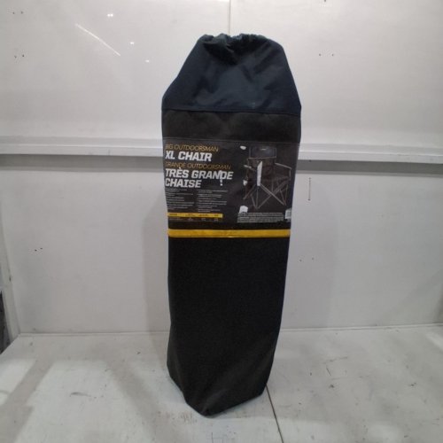 BPS BIG OUTDOORSMAN XL FOLDING CHAIR WITH SIDE POCKET - 400LBS MAX - BLACK/GREY - (MODEL: 331271) image 6