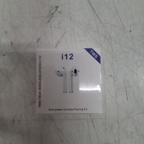 TWS I12 WIRELESS BLUETOOTH 5.0 HEADPHONES EARBUDS - WHITE (MODEL: I12) image 2