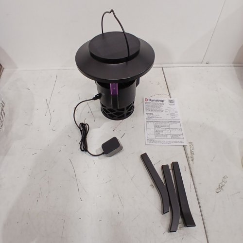 DYNATRAP LED INSECT TRAP WITH INTEGRATED SOLAR PANEL FOR UP TO 9 HOURS OPERATION - 9.18" × 9.18" × 14.63" - BLACK (MODEL: DT032-CST / 1934126) image 3