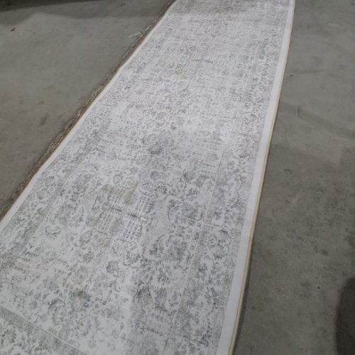 PURECOZY VINTAGE RUNNER RUG - 2FT X 5FT - GREY/WHITE image 4