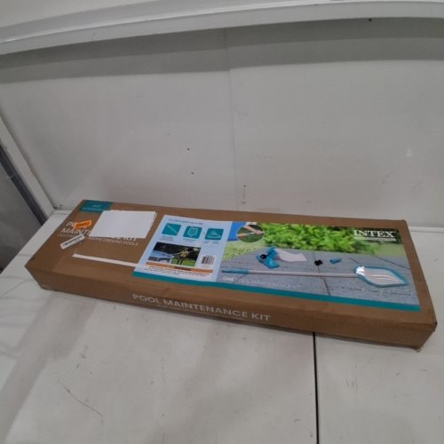 INTEX BASIC POOL MAINTENANCE WAND & NET FOR ABOVE GROUND POOLS - 94" - BLUE/ALUMINUM (MODEL: 28002E) image 3