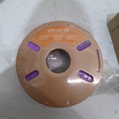 ERYONE HYPER SPEED DUAL-COLOR SILK PLA 3D PRINTER FILAMENT - 1.75 MM, 1KG - GOLD & PURPLE (ITEM: G0103001) image 3
