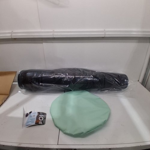 SERENELIFE INFLATABLE HEAVY DUTY DURABLE SNOW TUBE FOR SLEDDING - 48" - GREEN/BLACK image 2
