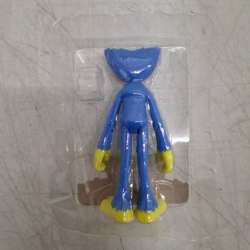 POPPY PLAYTIME SMILING HUGGY WUGGY POSABLE ACTION FIGURE (SERIES 1) - 5" - BLUE image 3