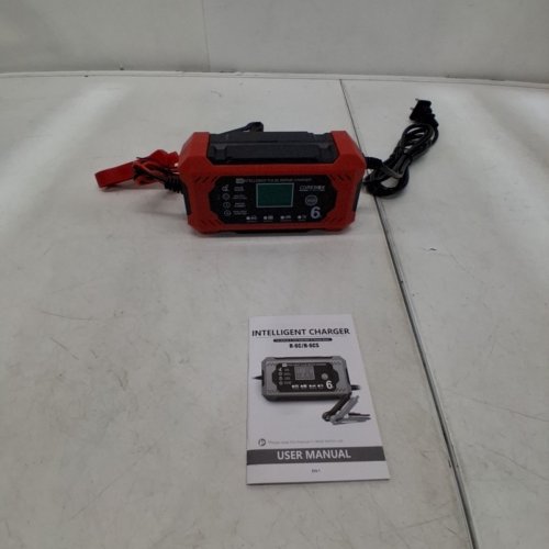 COREBOX 12V CAR BATTERY CHARGER & MAINTAINER - RED/BLACK (MODEL: H-6CS) image 5