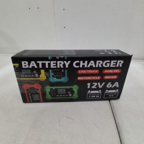 COREBOX 12V CAR BATTERY CHARGER & MAINTAINER - RED/BLACK (MODEL: H-6CS) image 6