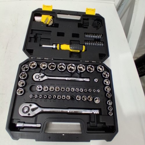 100PC WORKPRO SOCKET & RATCHET SET - (MODEL: 9513) image 2