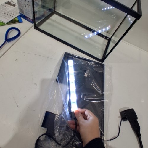 MARINA LED AQUARIUM STARTER KIT - 5 GALLON - BLACK/CLEAR - ( MODEL: 15251A1 ) image 2