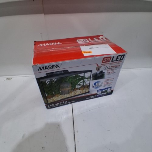 MARINA LED AQUARIUM STARTER KIT - 5 GALLON - BLACK/CLEAR - ( MODEL: 15251A1 ) image 5