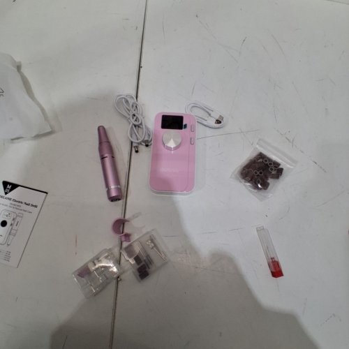 DELANIE PORTABLE NAIL DRILL FOR ACRYLIC AND GEL - 35000 RPM - PINK (MODEL: NCE-600) image 4