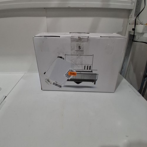 SIMPLEHUMAN COMPACT STEEL FRAME DISHRACK - 14.75" X 12" - GREY/BLACK - (MODEL: KT1184DC) image 6