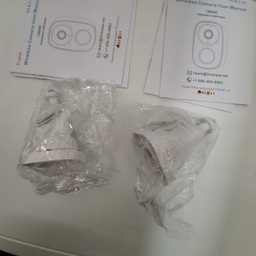 2PK WIRELESS OUTDOOR 2K 5GHZ OUTDOOR SECURITY CAMERA - WHITE (MODEL: CB54W) image 3