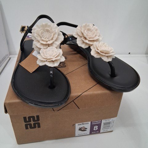 WOMEN'S MELISSA SOLAR SPRINGTIME SANDAL - SIZE 8 - BLACK (STYLE: 1984148) image 2
