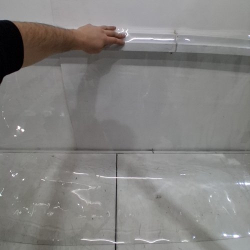 PLASTIC COVER / PROTECTOR FOR DINING ROOM TABLE - 3FT X 5FT - CLEAR image 3