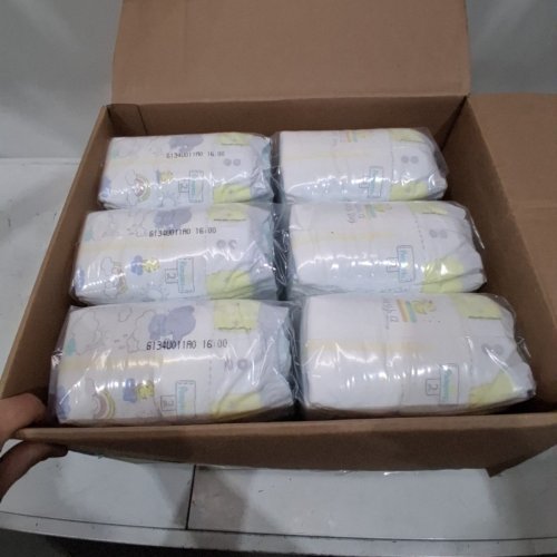 186PK PAMPERS SWADDLERS DISPOSABLE DIAPERS - SIZE 2 image 2