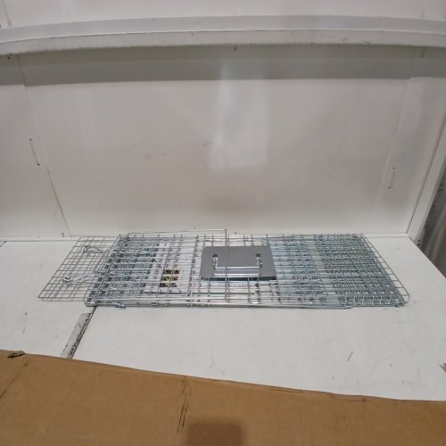 LIVE ANIMAL FOLDING HUMANE TRAP - 32" image 2