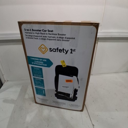 SAFETY 1ST 3-IN-1 HARNESS BOOSTER CAR SEAT - 100LB MAX - BLACK (MODEL: 22276CHHR) image 5