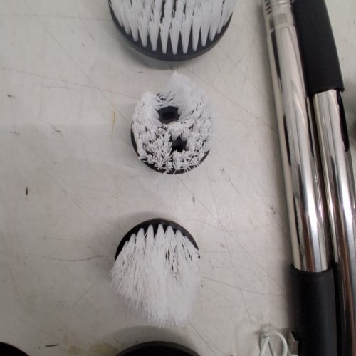 PKBD ELECTRIC SPIN SCRUBBER KIT WITH INTERCHANGEABLE HEADS - WHITE image 4