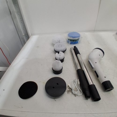 PKBD ELECTRIC SPIN SCRUBBER KIT WITH INTERCHANGEABLE HEADS - WHITE image 6