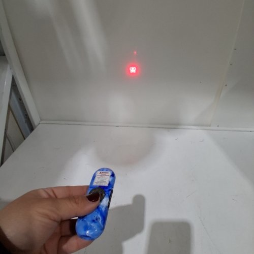 CAT PET LASER POINTER TOY WITH FLASHLIGHT AND SPINNER - BLUE/MULTIPLE PATTERNS (MODEL: TBEEK9129) image 3