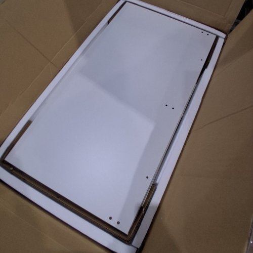 COSTWAY COMPUTER DESK WITH ADJUSTABLE SHELF -42.5" X 29.5" X 19" - WHITE (MODEL:CB10656WH) image 2