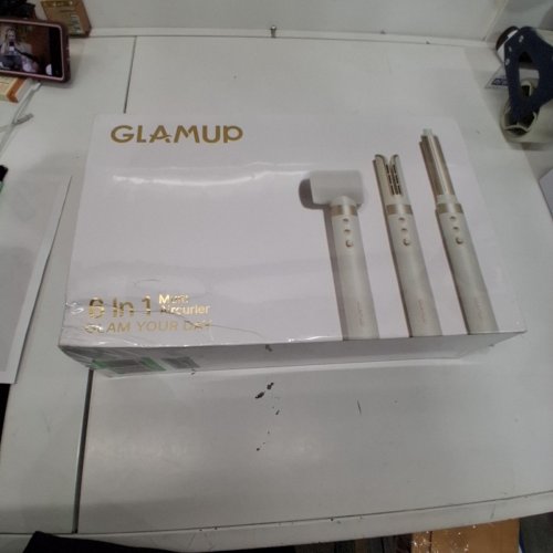 5PC GLAMUP MULTI 6 IN 1 AIR CURLER - WHITE image 5