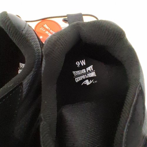 MEN'S ATHLETIC WORKS CASUAL SNEAKERS - 9 WIDE - BLACK image 3
