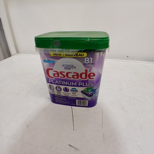 81PK CASCADE PLATINUM PLUS DISHWASHER DETERGENT - FRESH SCENT image 2