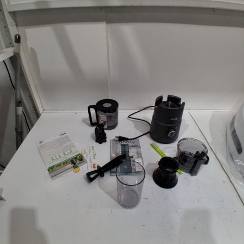 CANOLY MASTICATING SLOW COLD PRESS JUICER MACHINE WITH EXTRA WIDE FEED CHUTE - BLACK (MODEL: CANOLY-003) image 3