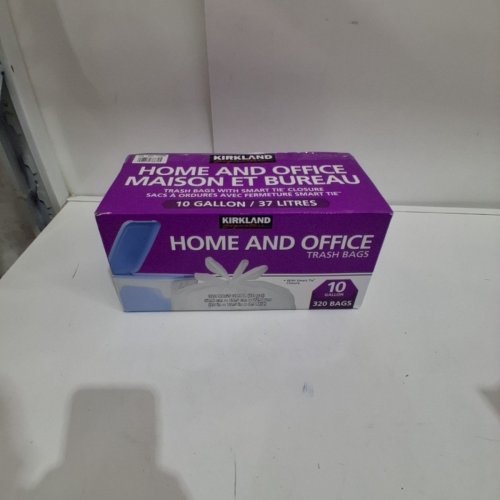 320PK KIRKLAND HOME & OFFICE TRASH BAGS - 10 GAL - WHITE image 3