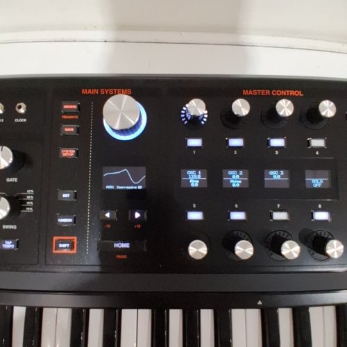 ASM HYDRASYNTH DELUXE 73-KEY SYNTHESIZER KEYBOARD - BLACK (MODEL: HSLX) image 2