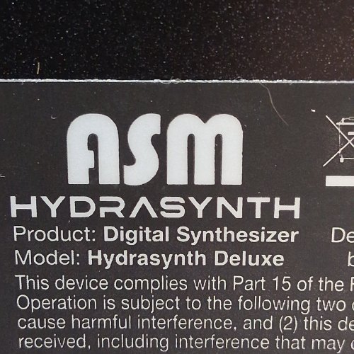 ASM HYDRASYNTH DELUXE 73-KEY SYNTHESIZER KEYBOARD - BLACK (MODEL: HSLX) image 12