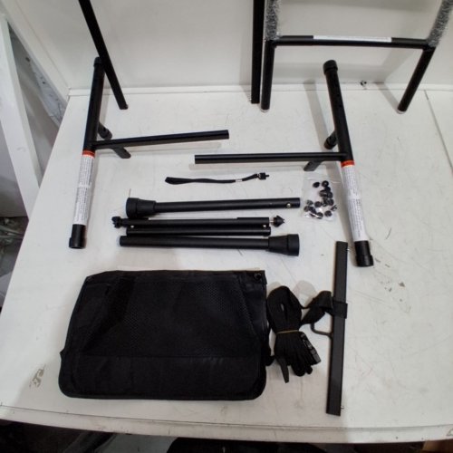 MEDLINE HEIGHT ADJUSTABLE BED ASSIST BAR WITH STORAGE BAG - 32"-44" - BLACK (MODEL: BA6800) image 3