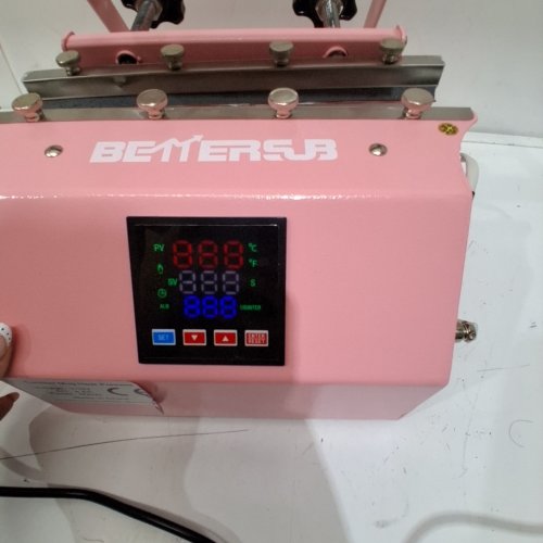 BETTERSUB HEAT PRESS FOR TUMBLER CUPS - 110V - PINK image 3