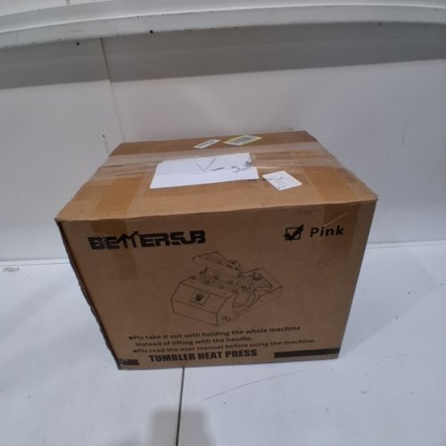 BETTERSUB HEAT PRESS FOR TUMBLER CUPS - 110V - PINK image 6